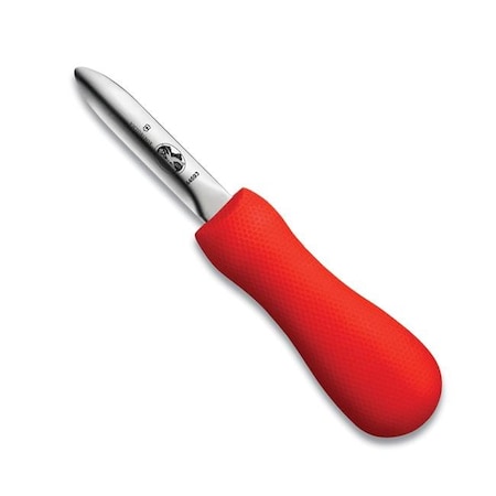 Swiss Army Brands VIC-44693 2019 Victorinox Specialty Knives & Tools Oyster Knife with New Haven Style; Bent Tip & Super Grip; Red - 2 in. Blade -  SWISS ARMS